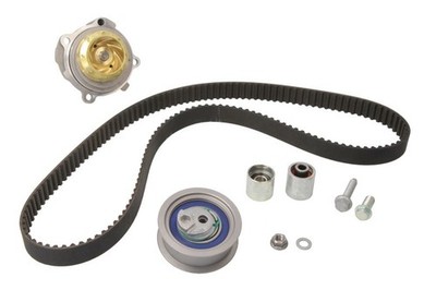 Fits AUDI A3, A4 B6, A4 B7; SEAT ALTEA, ALTEA timing belt set + coolant pump