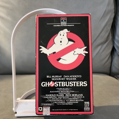Ghostbusters VHS 1985 Supernatural Comedy Bill Murray Red Border Full Box