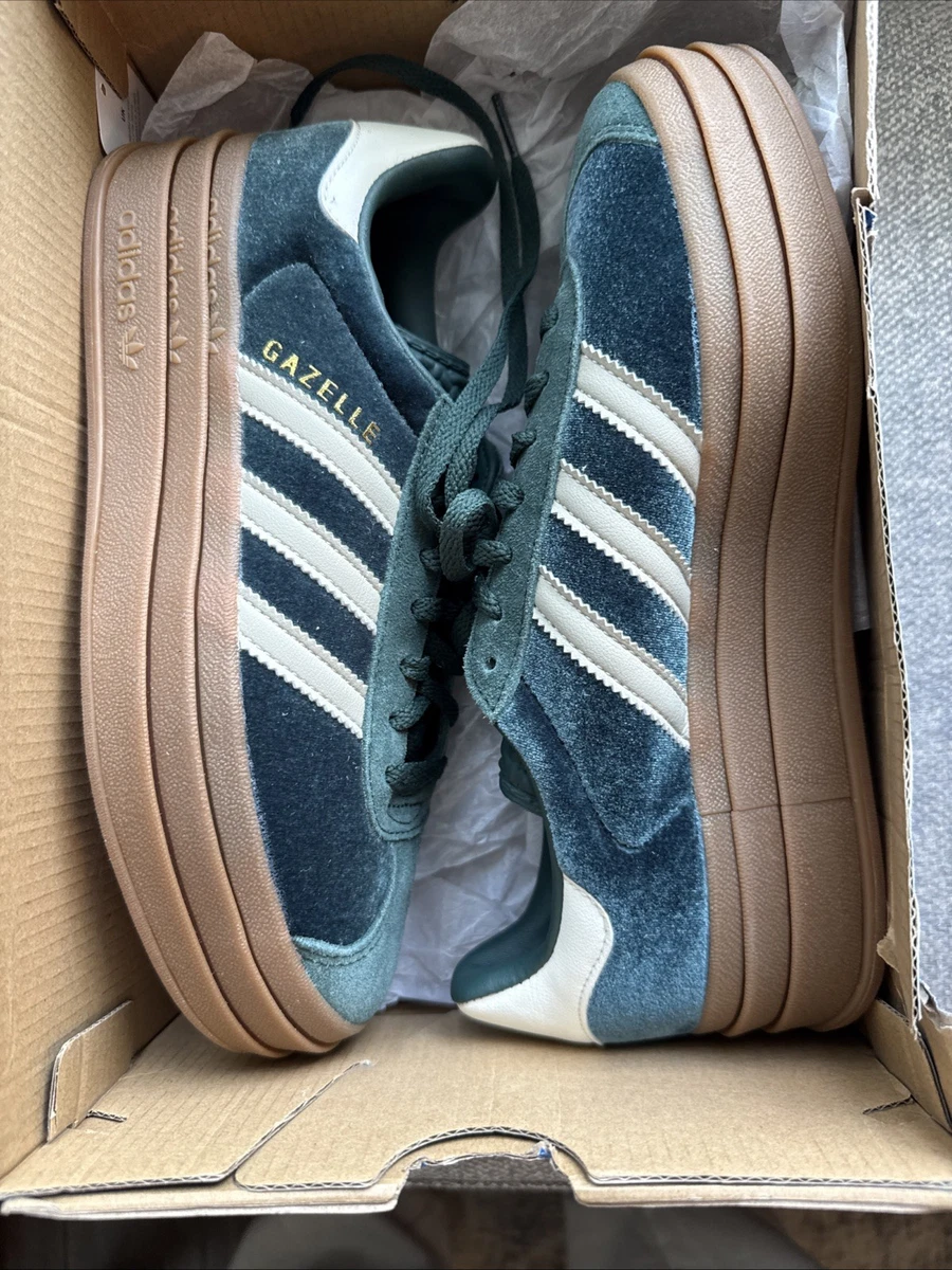 adidas gazelle silver green womens adidas Gazelle Indoor Sneakers