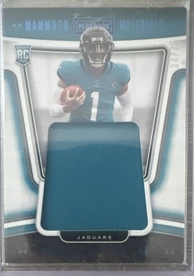 Panini 2021 Playbook Travis Etienne Jr. Mammoth Materials RC Mem MAM-TET Jaguars