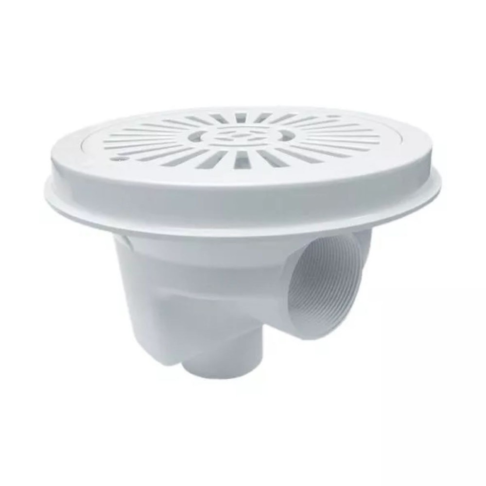Bonde de fond Ø 200 mm avec grille plate Liner 27839 pour piscine
