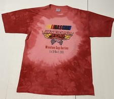 Vtg 2003 Nascar Graphic Shirt Winston Cup Series Size XL 22x29 Been Tie Dyed