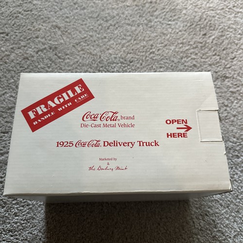 1925 Ford Coca Cola Delivery - Danbury Mint - 1:24 DIECAST - Box, Insert- No Car
