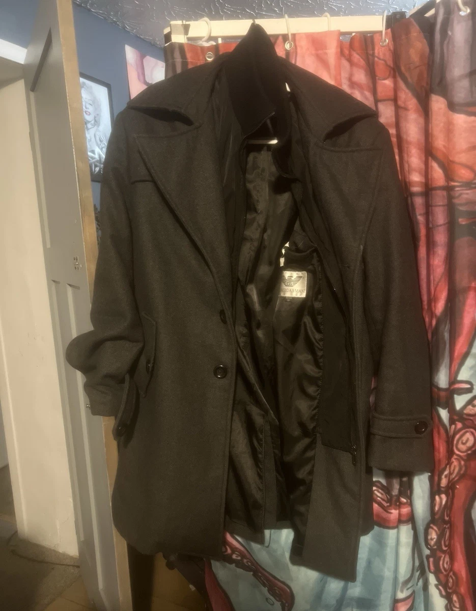 Giorgio Armani Coats, Jackets & Vests for Wool Outer Shell Men for
