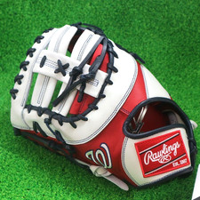 Rawlings Baseball Glove First Base Mitt LHT 11.75  HYPER TECH MLB TEAM Nationals