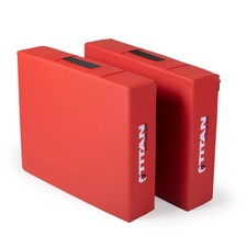 Titan Fitness Red Silencer Drop Pad Set, Weig...