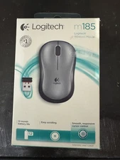Logitech M185 Wireless Mouse - Blue Gray Brand New Sealed Box