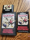 Bonanza Brothers Wanted Dead or Alive Sega Genesis AUTHENTIC WORKS GREAT