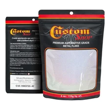 Custom Shop - Silver/Rainbow Holographic - 4-Ounce Medium Flake .008 Micron Size