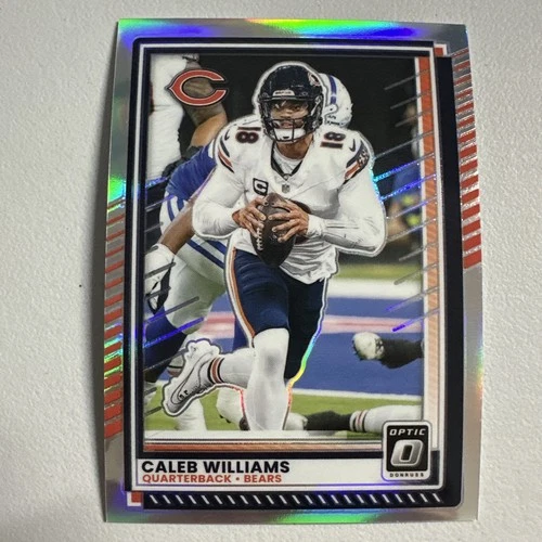 Caleb Williams  2025 Panini Donruss Optic SILVER HOLO PRIZM Chicago Bears #8