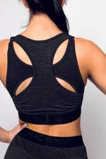 We Are SUPREMACY | Cross Sports Bra - Black