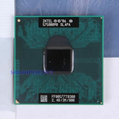     Core 2 Duo T8300 (SLAPA SLAYQ) 2.4GHz CPU Processor *wq