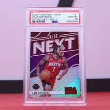2023-24 Panini NBA Hoops We Got Next Holo 27 Cam Whitmore RC PSA 10