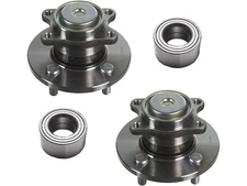 Front and Rear Wheel Hub and Bearing Kit For 2007-2011 Hyundai Accent PK955YW