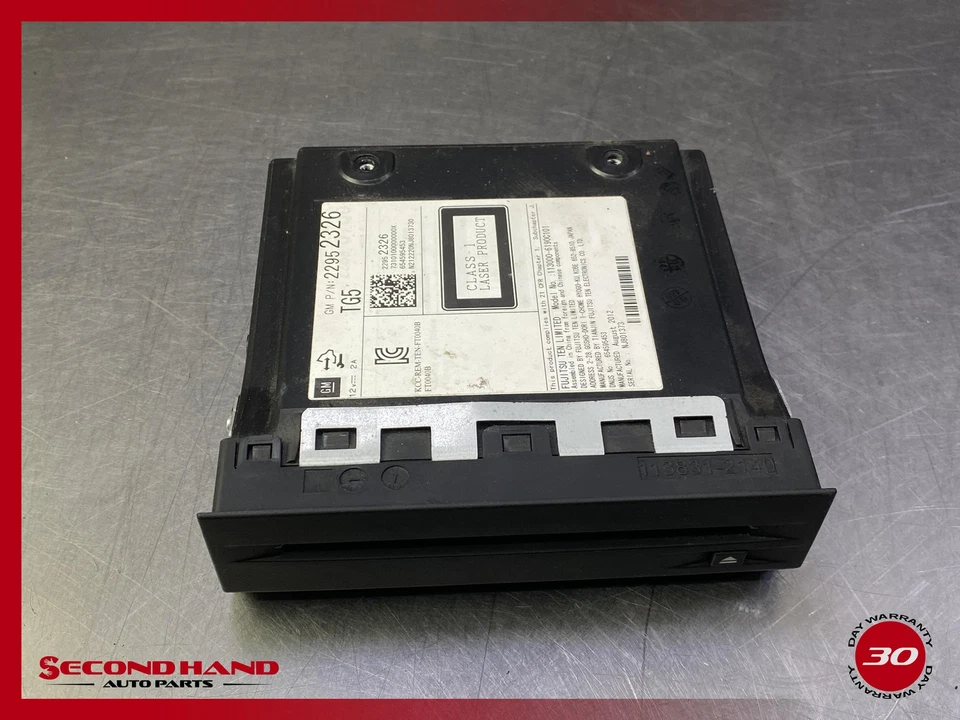 13 14 Cadillac XTS ATS CTS reproductor de discos de audio OEM 22952326 Foto 2 de 4