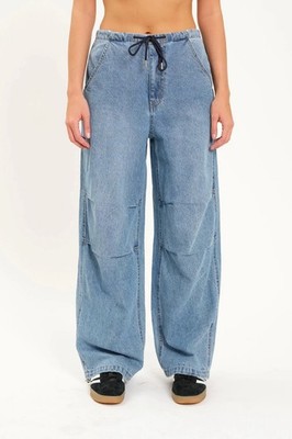 DAZE Denim Jetset Jogger Sz 26 (29) High Rise 90 s Retro Cinched Ankle MSRP $122