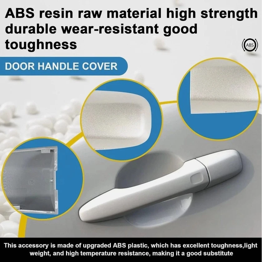 For Volvo XC60 S60 S60L V60 V40 Front Left Driver Door Handle Key Hole Cover Cap Foto 3 de 4