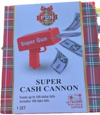Super Cash Cannon Money Toy Gun Party Favor
