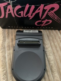 Atari Jaguar Console CD System Attachment Only Black Rare with Box- not tested