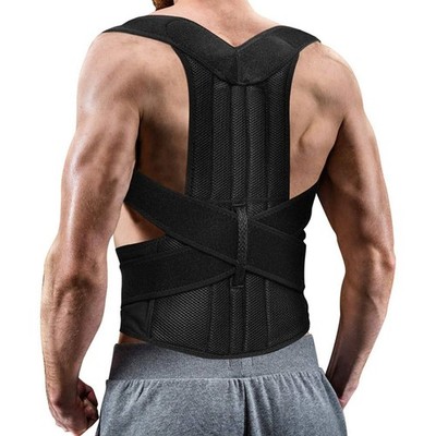 Posture Corrector Abdominal Binder Hernia Back Support Stomach Compression Belt