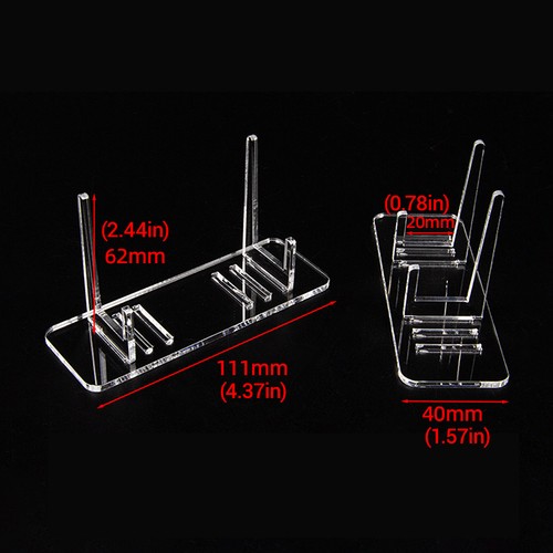 Card Display Stand Acrylic Easel Holder for Sports Graded Trading Baseball Card - Picture 7 of 11