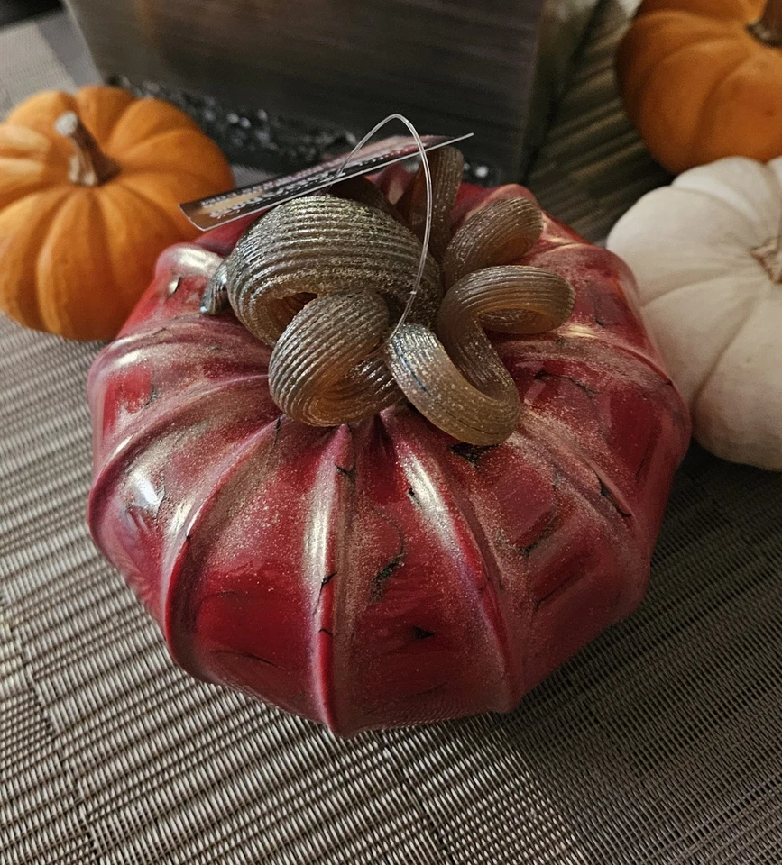 Стеклянная тыква Luke Adams — единственная в своем роде/праздничная тыква (ежедневно No454, размер для приседаний) - Изображение 4 из 4