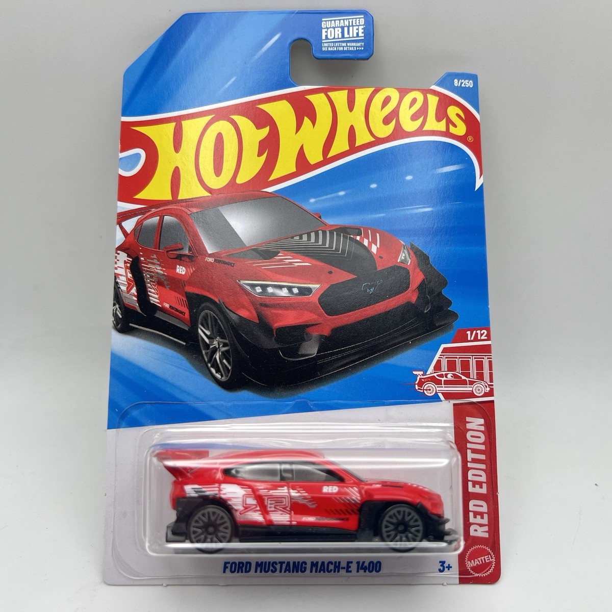 Hot Wheels Ford Mustang Mach-E 1400 Red Edition 1:64 Diecast Car