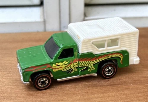 Hot Wheels Original Redline BACKWOODS BOMB GREEN DRAGON CAMPER TRUCK - 1960's
