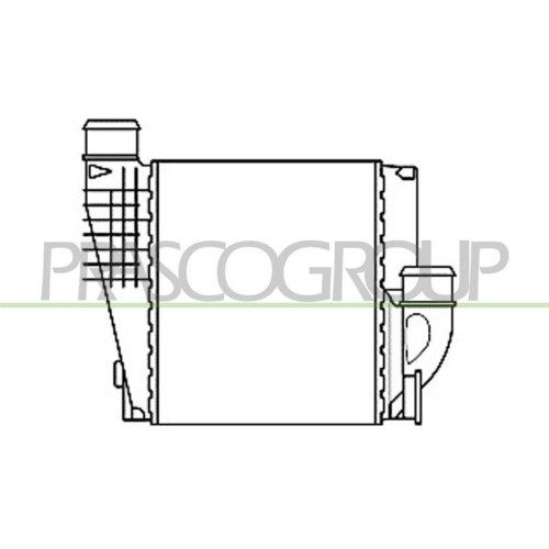 Intercooler Prasco CI429N001 échangeur d'air pour Citroën DS3 et DS4