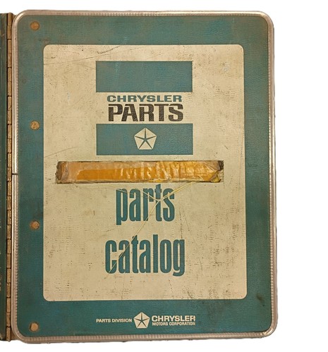 1959/1960 Passenger Car Parts Catalog D-16888 "M" 81-690-0006 "P" MoPar Manual