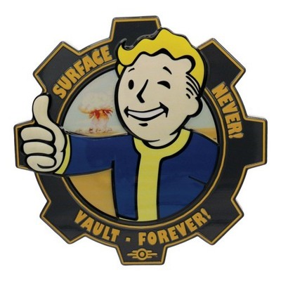 Fallout Vault Boy Resin Plakette