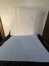 Lot Of No 7 Plastic Needlepoint Canvas 11 10 x13 33 Other Shapes Colors