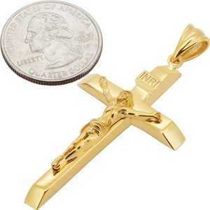 Authentic Golden Crucifix Of Inner Light