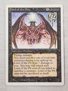 Lord of the Pit Magic Card | eBay