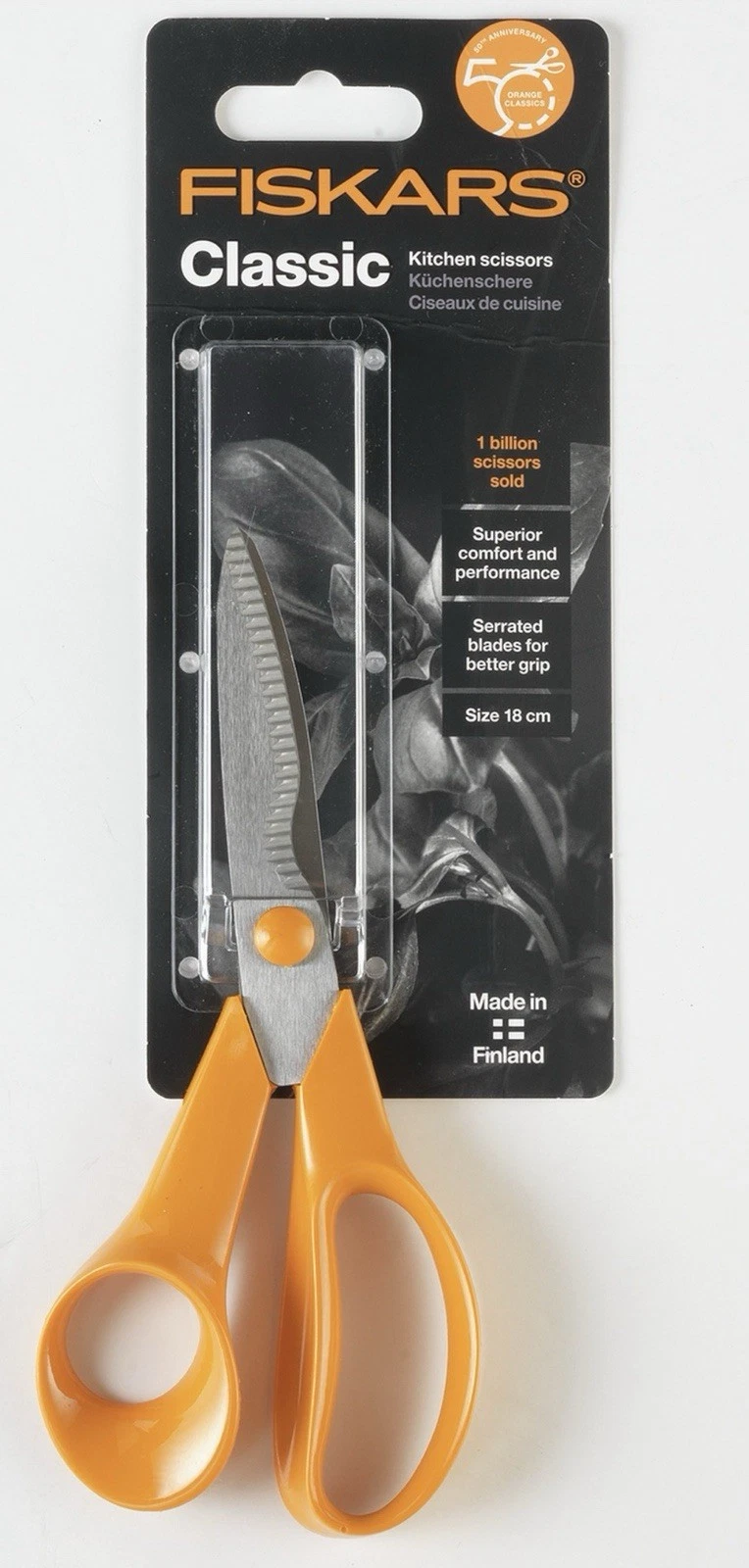 Fiskars Kitchen Scissors - Orange
Opens in a new window or tab