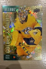 2023-24 Upper Deck Allure - Golden Goalies Juuse Saros #GG-3 Green /249