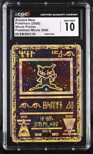 CGC 10 GEM MINT Ancient Mew 2000 Movie Promo Reverse Holo Pokemon Card