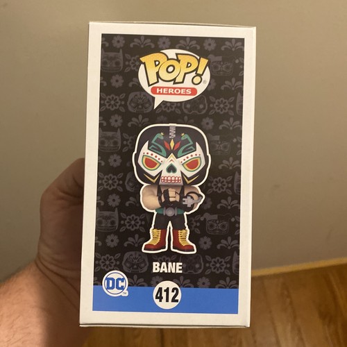 Funko Pop Heroes Bane #412 GITD (Día de los Muertos) Entretenimiento Tierra Excl. - Imagen 4 de 6