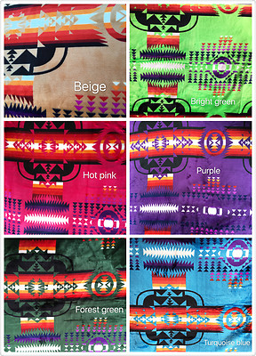 #ad wholesale western fleece blanket native design $149.99