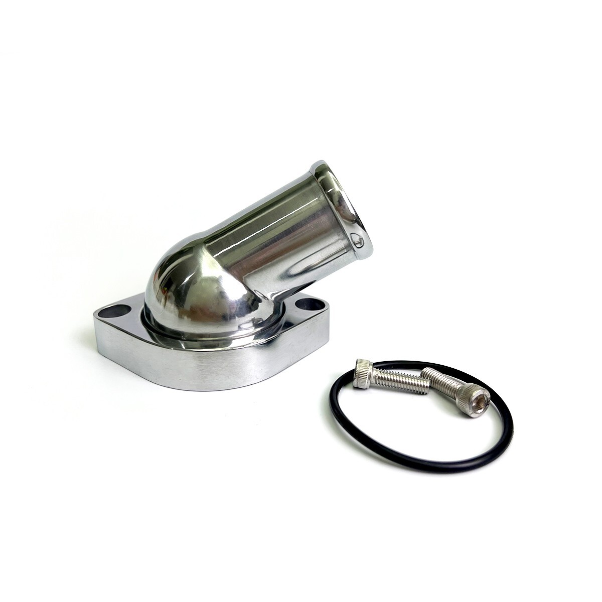 LS Black Aluminum 45 Swivel Water Neck Thermostat Housing 5.3 6.0 LS1