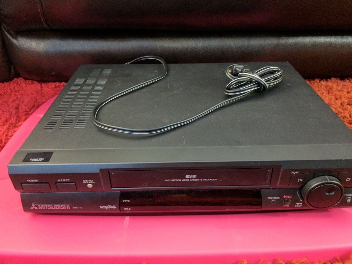 Mitsubishi HS-U770 SVHS VCR with remote | eBay