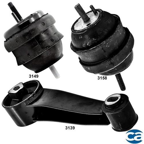 Engine Motor Mounts Set of 3 Pieces for 0911 Buick Lucerne 3.9L AUTO