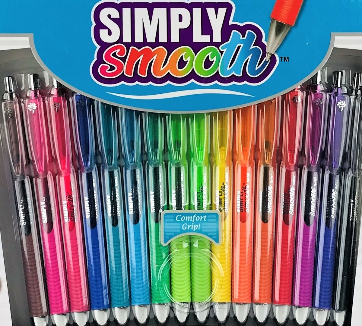 Cra-Z-Art 20 Vibrant Gel Pens Set Classic, Glitter, Metallic Neon