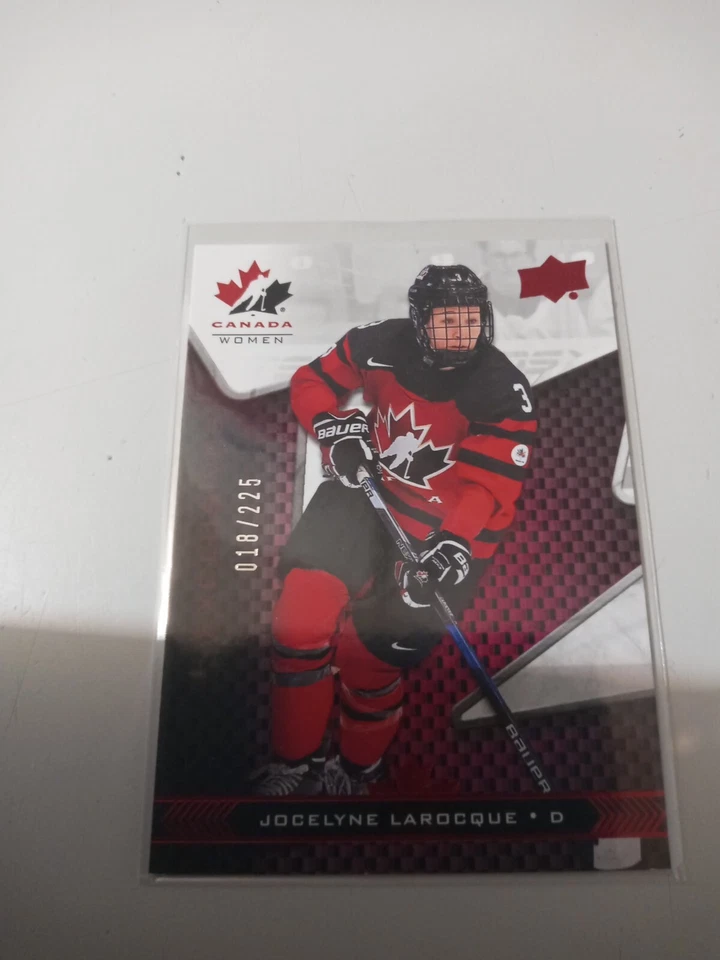 2018 Upper Deck Team Canada Juniors Jocelyne Larocque /225 Exclusives #68 Woman - Photo 1/1