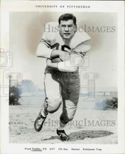 1959 Press Photo University of Pittsburgh football player Fred Riddle