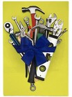 Fathers Day Card For Dad Funny Tool Multicolored Hallmark Card NEW
