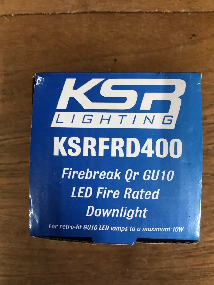 GU10 LED Downlight 10W KSRFRD400 Bulb not Included New Boxed
