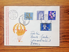 Switzerland 1960 Hot Air Balloon Glarus  postmark.  Free UK P&P