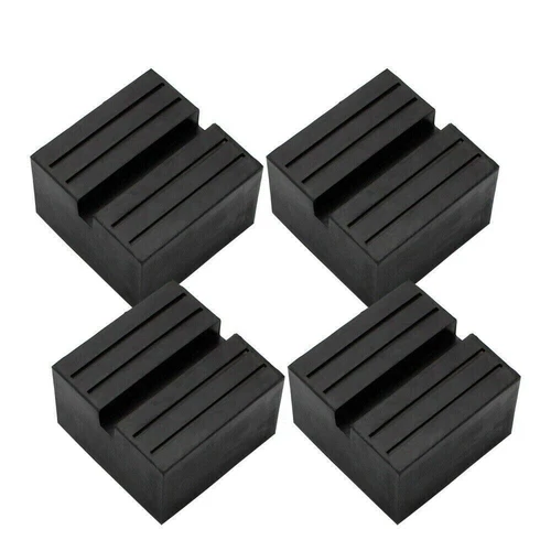 4x Gummiauflage Wagenheber Gummiklotz Gummiblock Gummiplatte Hebebühne Jack Pad - Bild 11 von 13