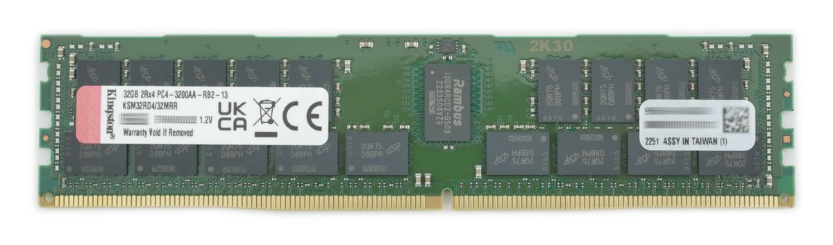 Kingston 32GB KSM32RD4/32MRR DDR4 PC4-25600 Dimm 288pin ECC